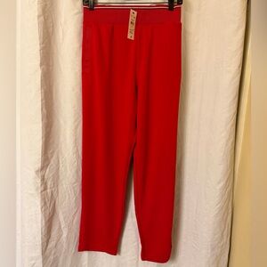 Tommy Hilfiger Red Track Pants with Signature Waistband